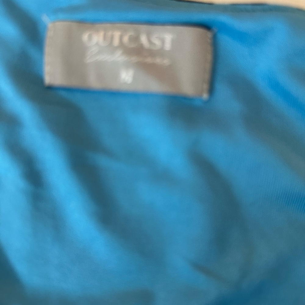 Outcast Blue Whimsical Butterfly Print Mesh Women’s Sexy Mini Skirt NWOT Size M - Picture 8 of 12